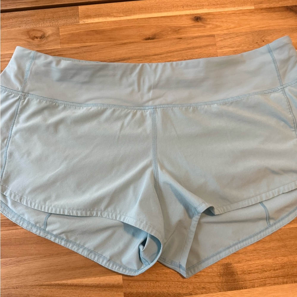 lululemon athletica Light Blue Athletic Shorts
